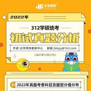 2022年312统考心理学学硕考研初试真题分析